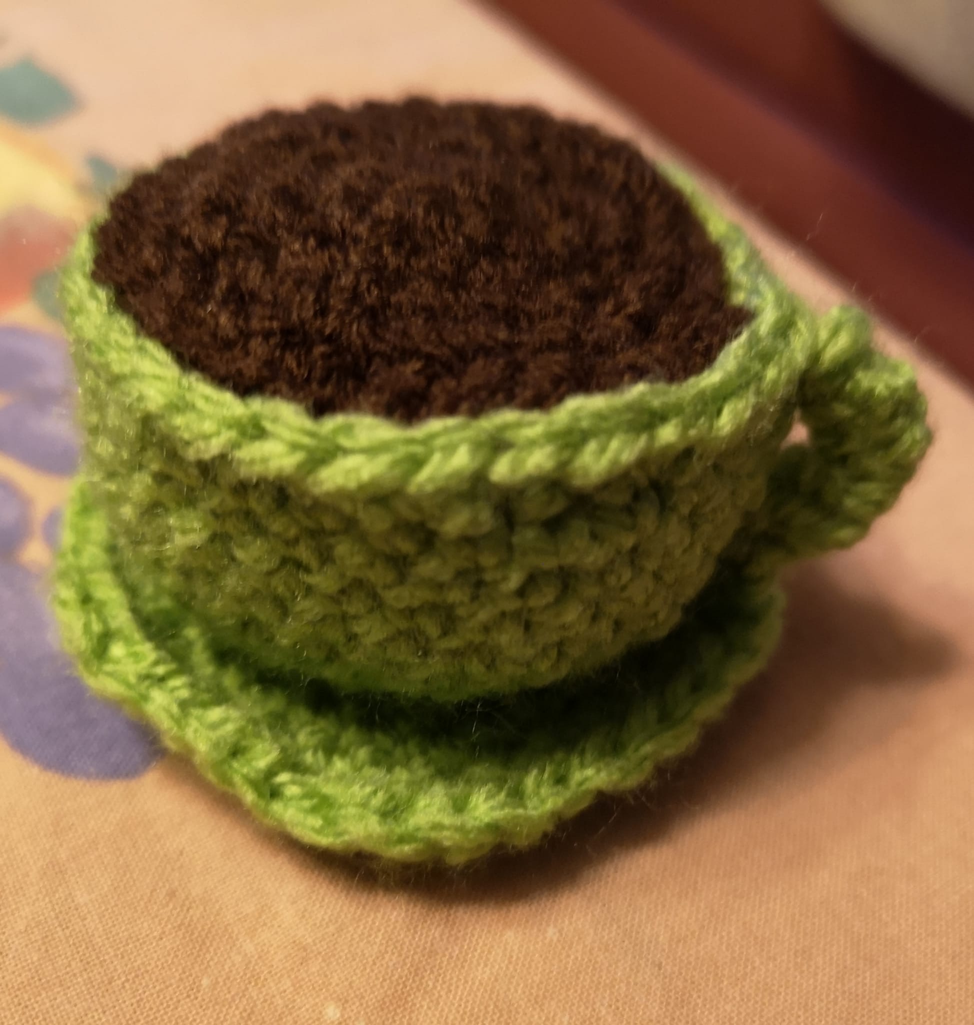 Tazzina di caffè con piattino - immagine 2