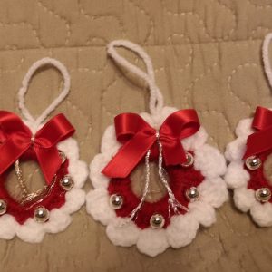 Ghirlanda per decorare albero di Natale, per inserire tovagliolo.