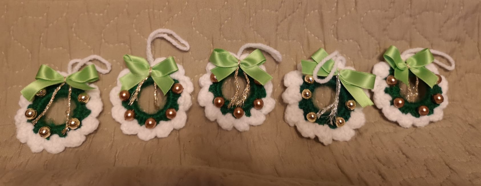 Ghirlanda per decorare albero di Natale, per inserire tovagliolo. - immagine 2