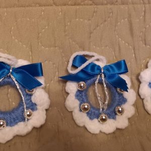 Ghirlanda per decorare albero di Natale, per inserire tovagliolo.