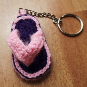 Mini infradito portachiavi