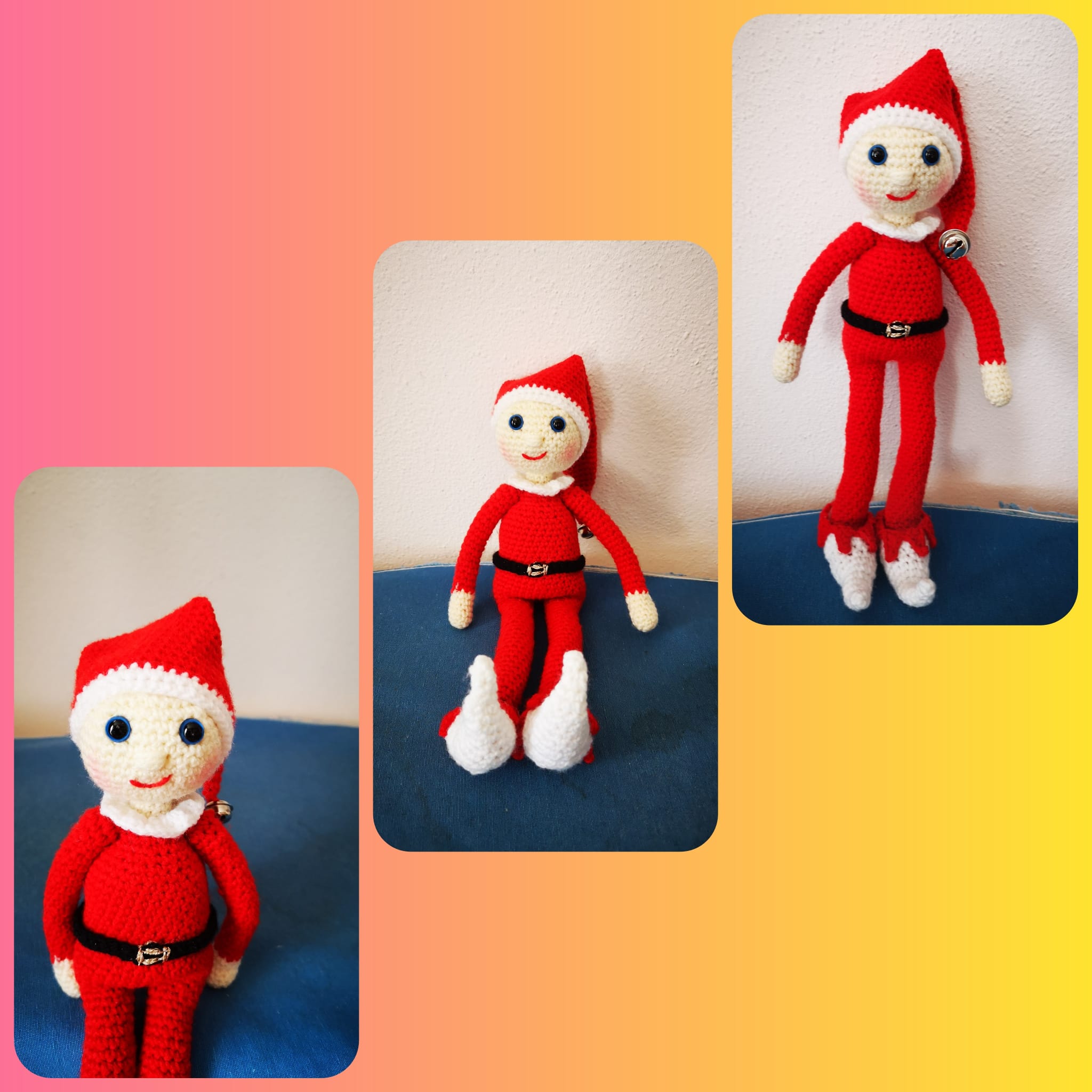 Elfo di Natale rosso