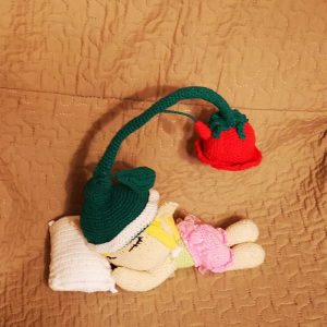 Elfa dormiente con luce