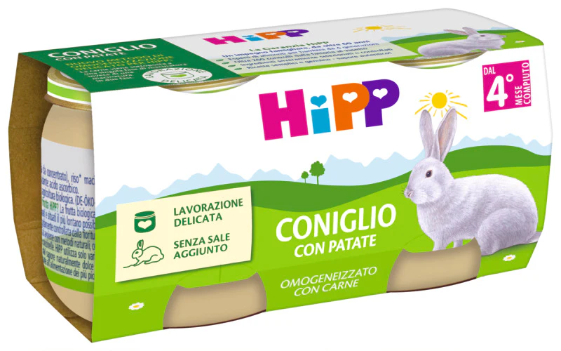 HIPP OMO CONIGLIO 2X80G - immagine 2