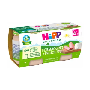 HIPP OMO FORMAGGINO E PROSCIUTTO 2X80