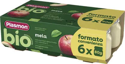 PLASMON OMO BIO MELA 6X80G - immagine 2