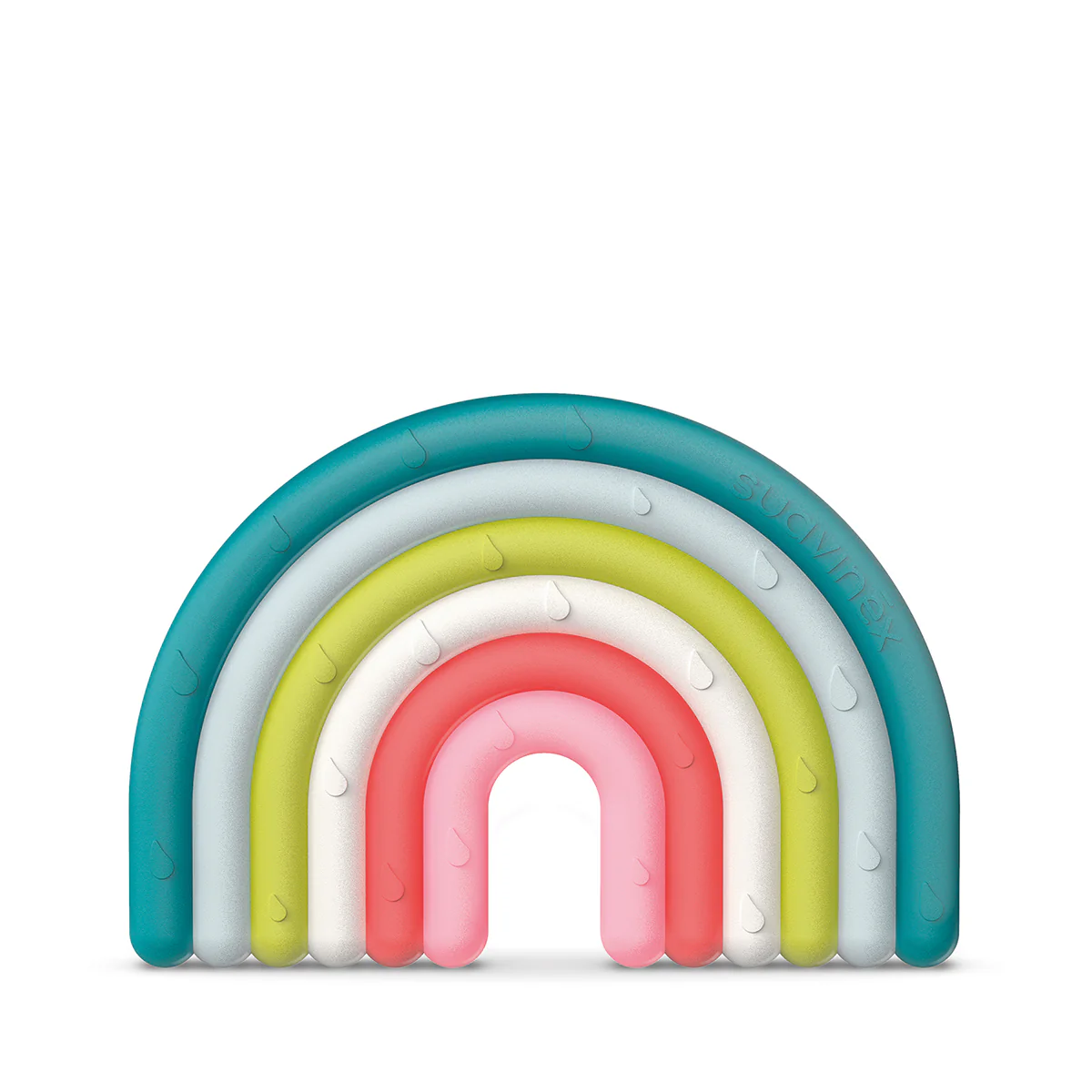 SUAVINEX MASSAGGIAGENGIVE IN SILICONE ARCOBALENO